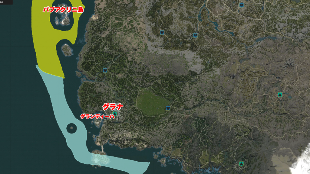 コガシラネズミイルカの釣り場（カーマスリビア城周辺）