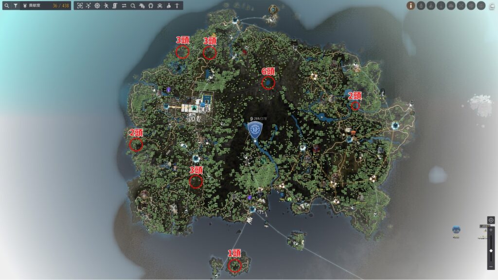 朝の国の野生馬スポット