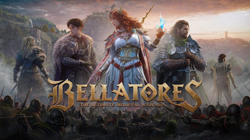 中世ファンタジーの世界観を描いたBellatores（ベラトーレス）のメインビジュアル。