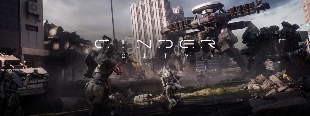 CINDER CITY（シンダーシティ）の公式キービジュアル。