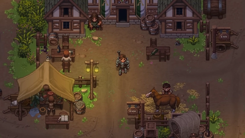 Drakantos（ドラカントス）の緻密なピクセルアート。細部まで丁寧に作り込まれたドット絵のキャラクターとファンタジーな世界観のビジュアル。