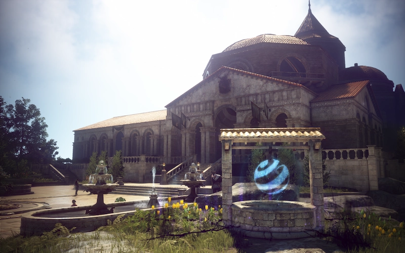 黒い砂漠のオルビアアカデミーに追加されたマグヌス井戸のゲーム内画像