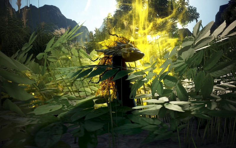 黒い砂漠の狩猟モンスター黄金葉ヘビの写真