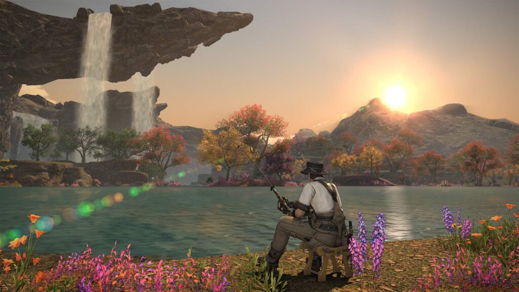 FF14の釣りをしている画像