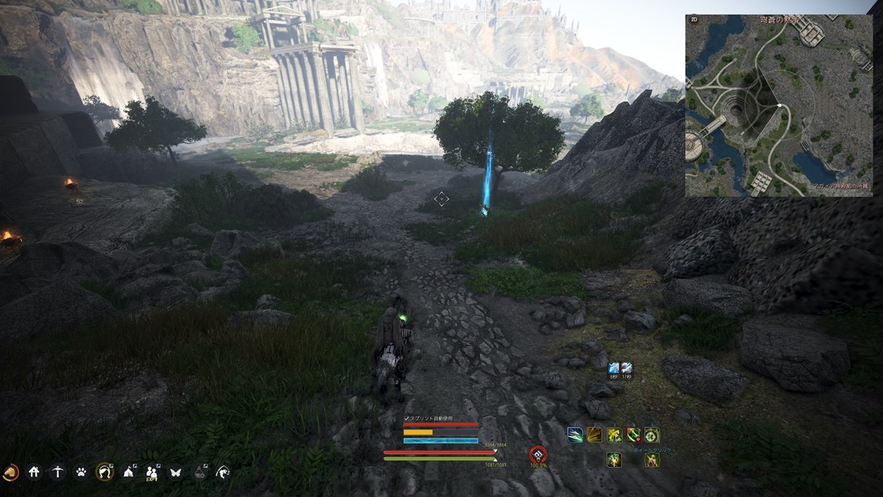 タキオンの痕跡ⅩⅩⅩⅠ(31)の場所(ゲーム画面)