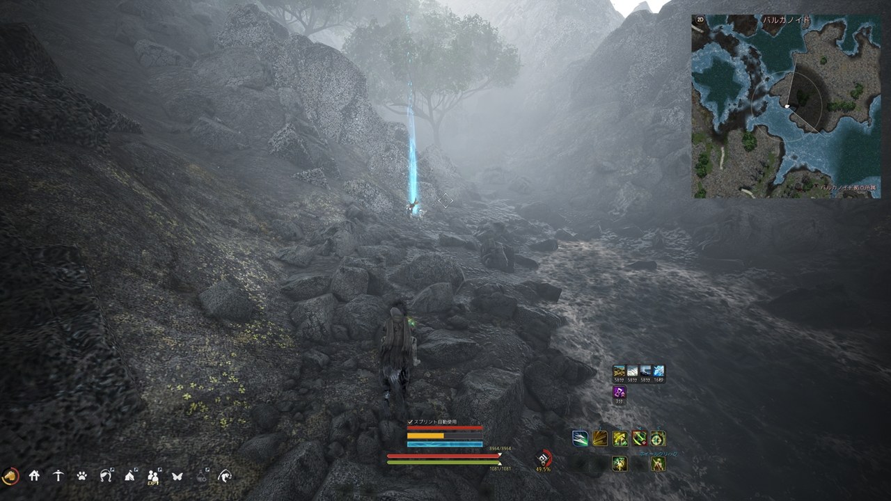 タキオンの痕跡ⅩⅬⅤⅠ(46)の場所(ゲーム画面)