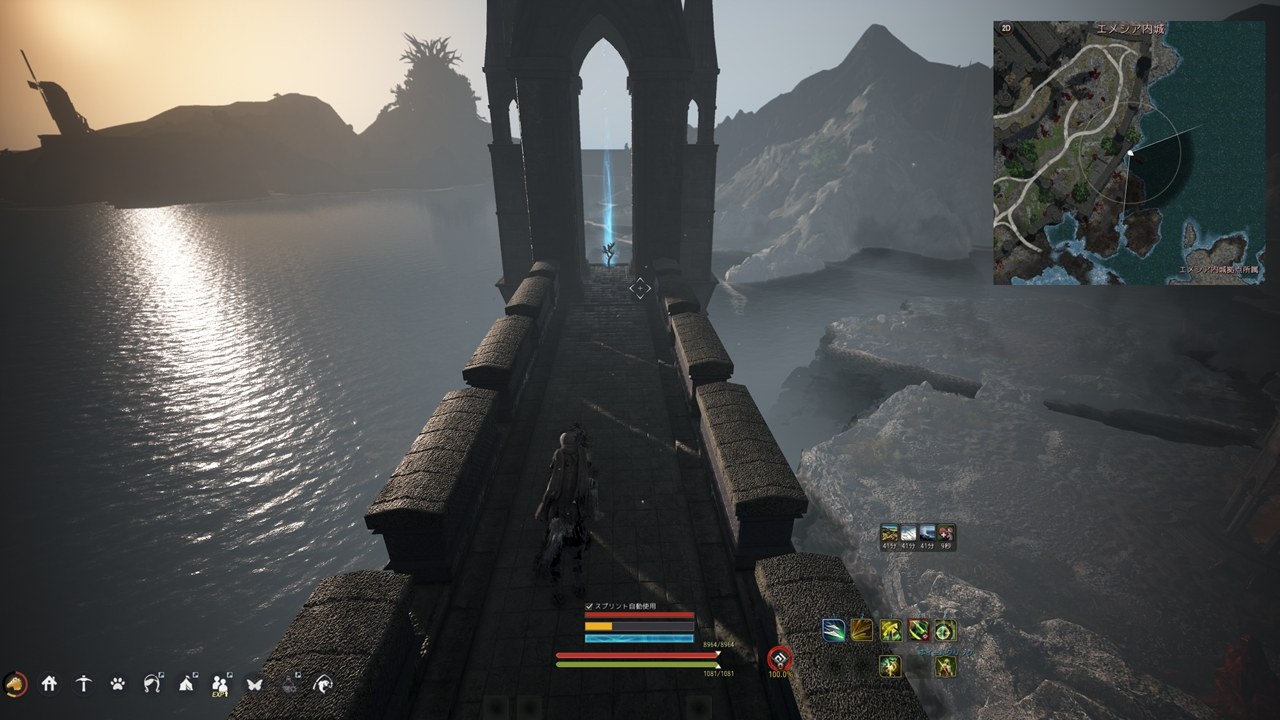 タキオンの痕跡ⅬⅠⅤ(54)の場所(ゲーム画面)